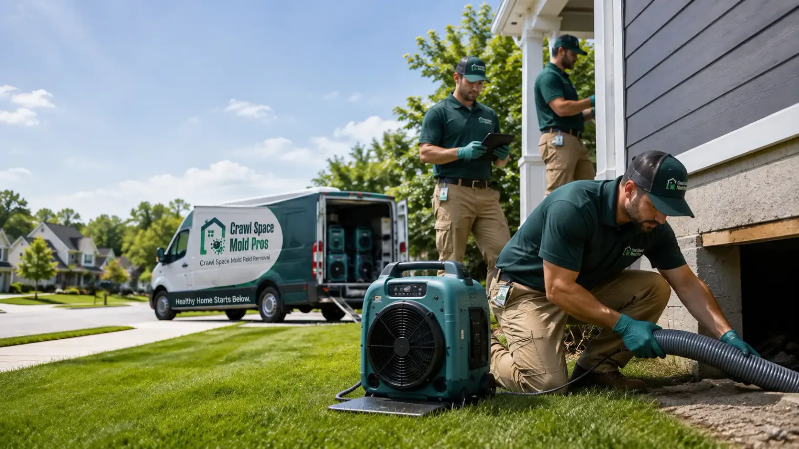 Crawl Space Mold Removal in Summit, NJ